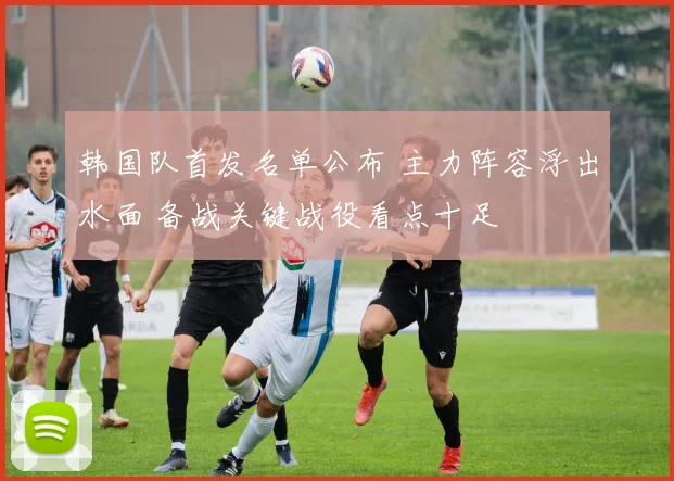 韩国队首发名单公布 主力阵容浮出水面 备战关键战役看点十足